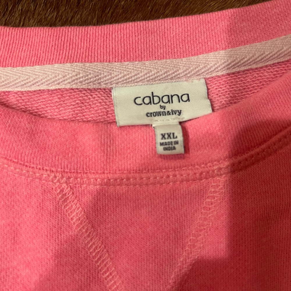 SZ XXL HOT PINK DRESS/BATHING SUIT COVER UP BY CABANA BY CROWN & IVY